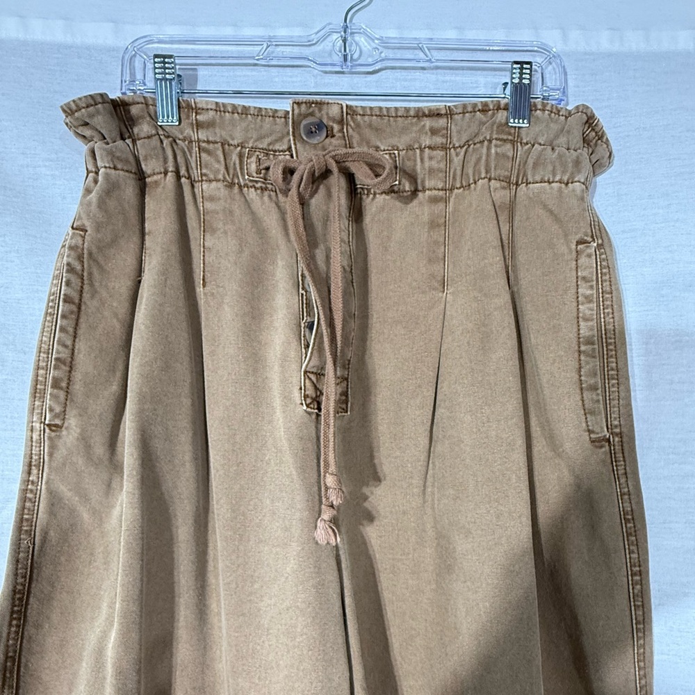 Free People Brown Paperbag Waist Jogger Pants - Picture 5 of 14